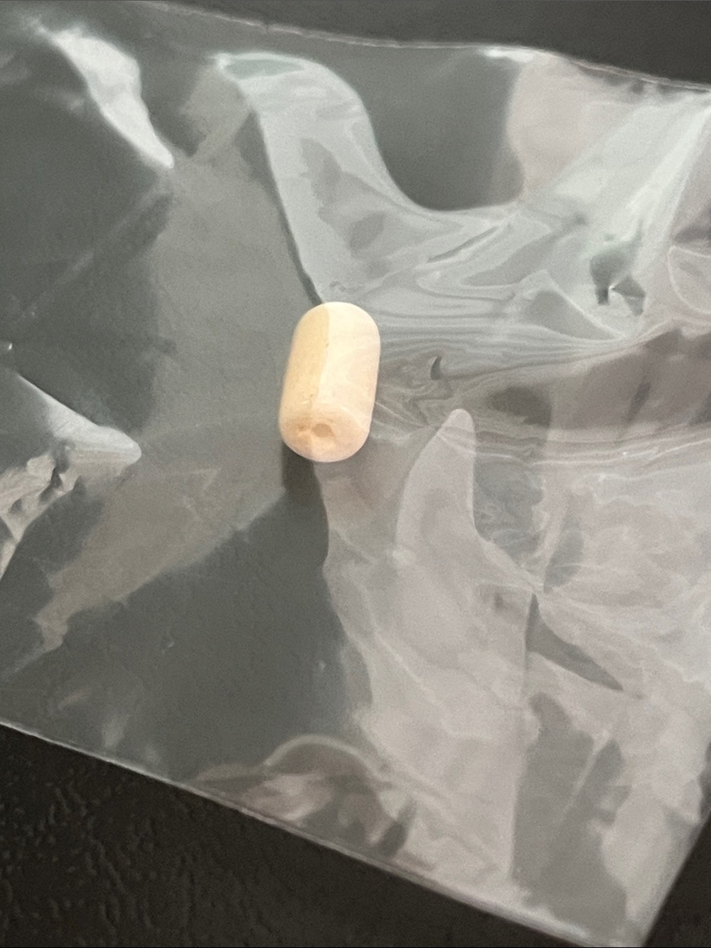 Small Vintage Bone Bead Origin Unknown